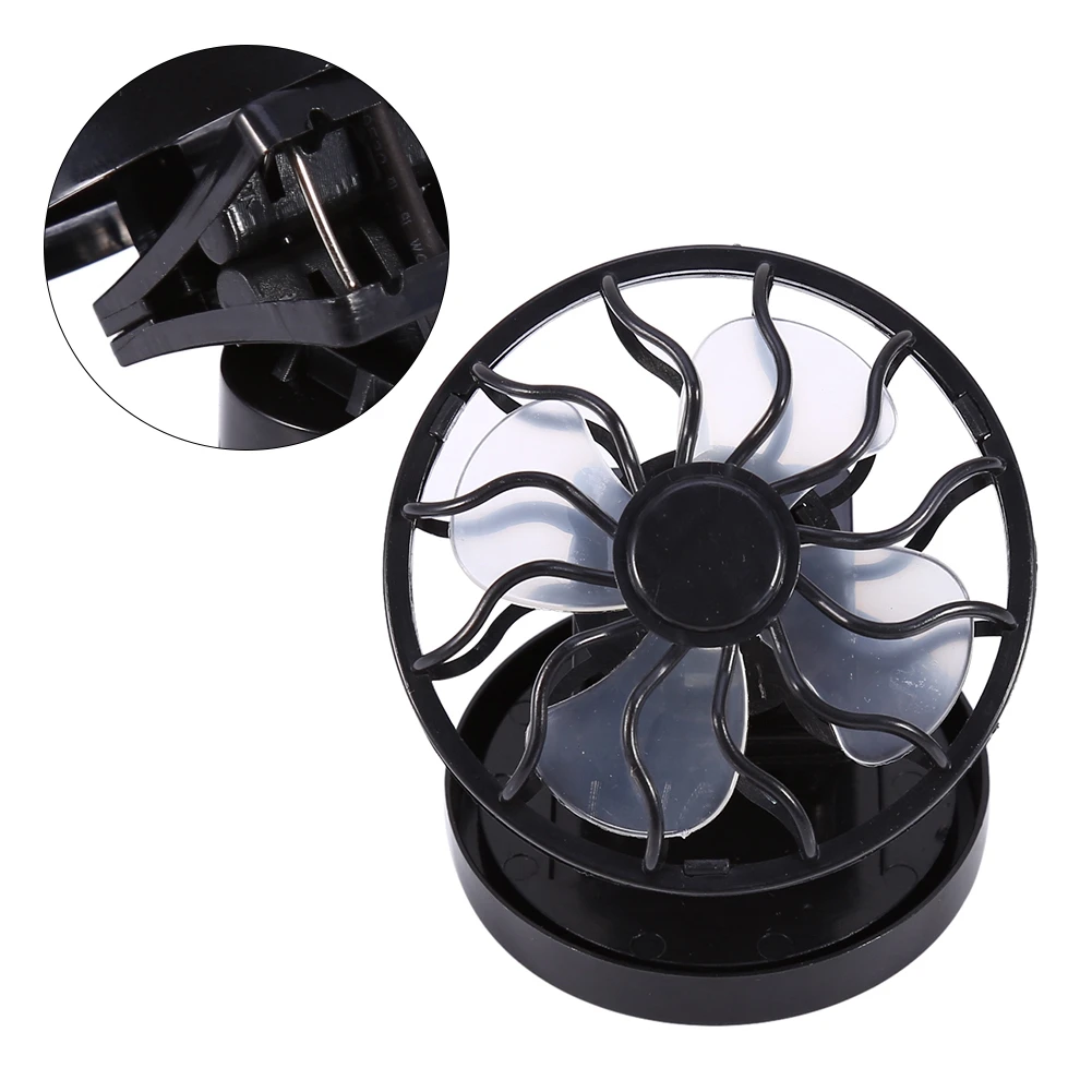 Electric Fan Electric Mini Clip On Solar Fan Air Conditioner Cooling Cell Fan Travel Camping Hiking Cooling Solar Fan Travel Fan