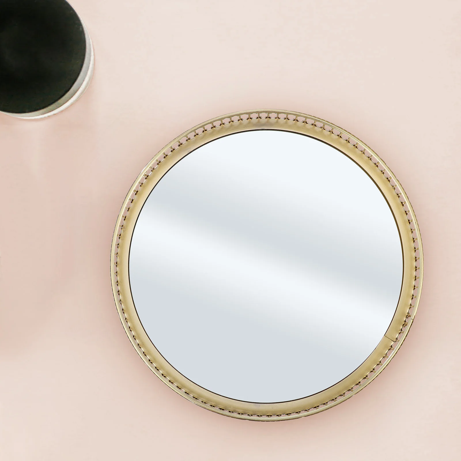 

1Pcs Jewelry Storage Plate European Style Glass Mirror Finish Multipurpose Cosmetics Tray for Home Decor Wedding Party Kitchen