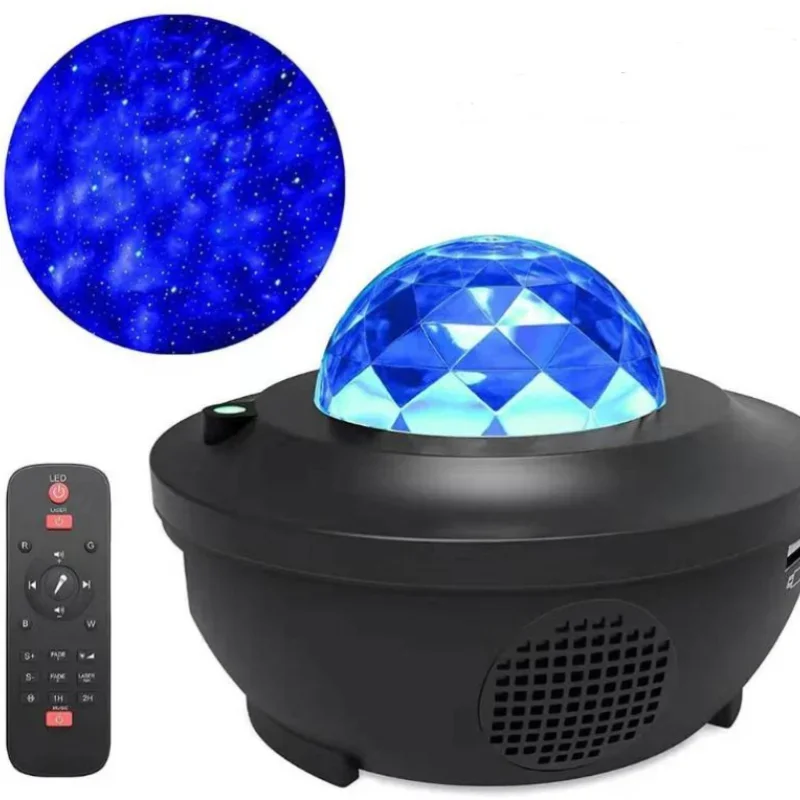 LED Sky Night Light USB Control Music Player Powered Star Projector Lamp for Car Roof Room Ceiling Decor Plug and Play