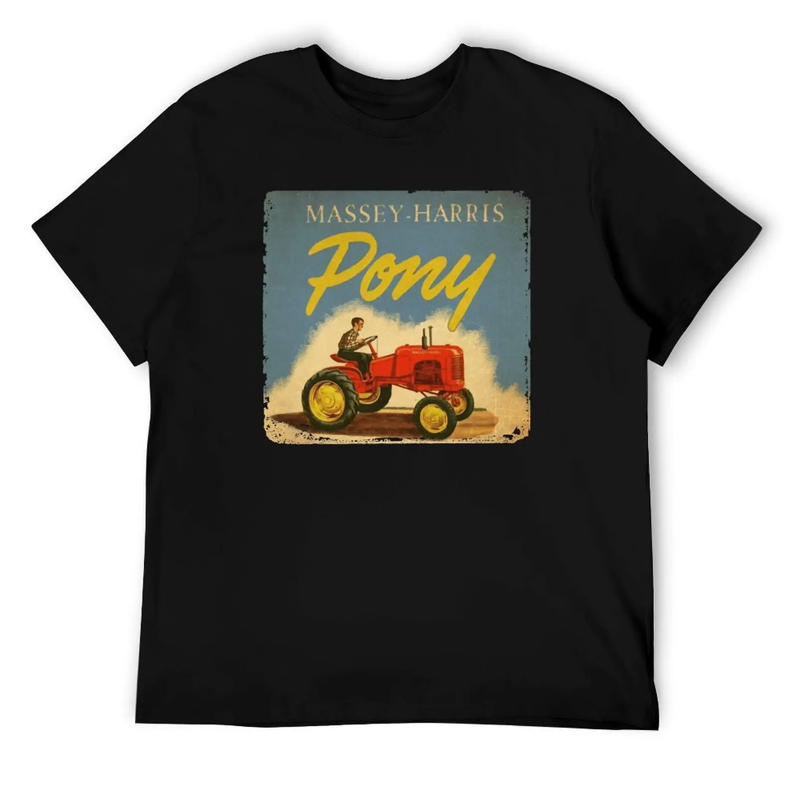 

Massey Harris Pony vintage Tractor T-Shirt man t shirts high quality luxury brand t shirts with prints T-Shirt