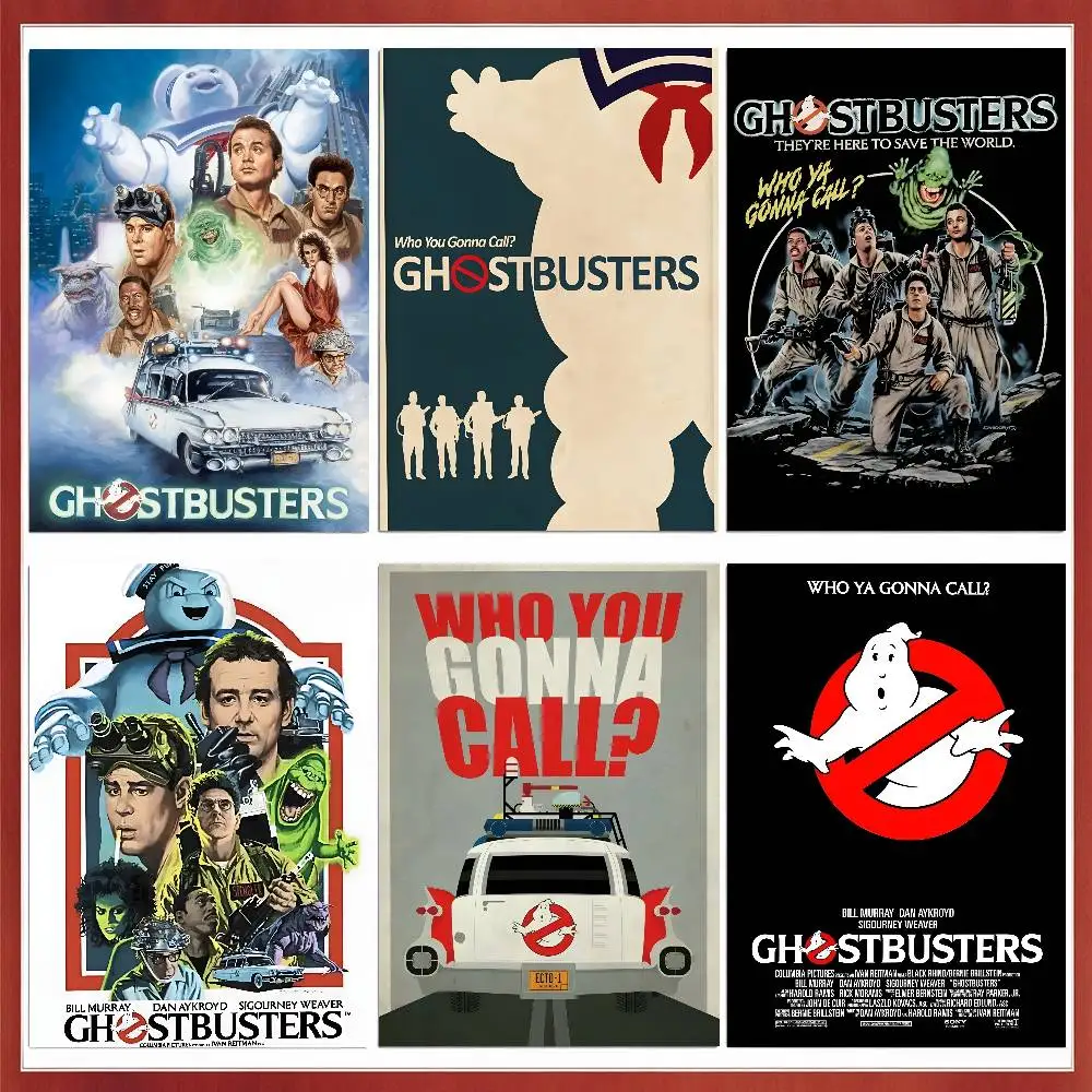 G-Ghostbusters Modern Aesthetic Canvas Poster Waterproof Wall Art Sticker For Bar Living Room Vintage Decor High Quality Print