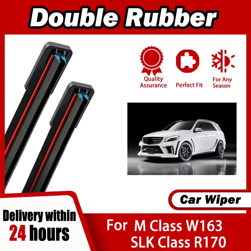 Front Windshield Wiper Blades For Mercedes-Benz M Class W163 SLK Class R170 22