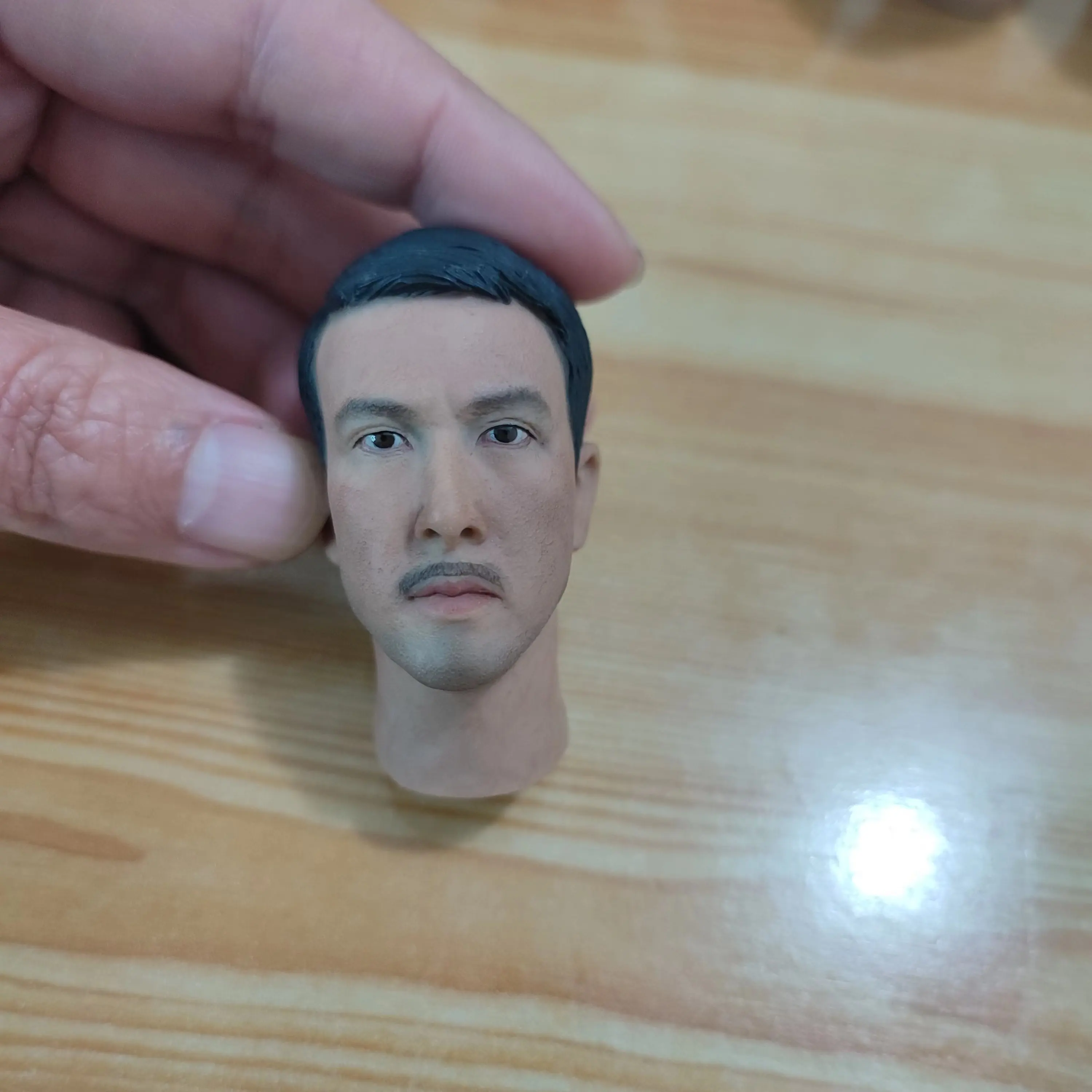 Rzeźba głowy męskiej w skali 1/6, sztuki walki z Hong Kongu HP-0026 Donnie Yen, model do rzeźbienia, pasuje do ciała figurki akcji 12 cali.