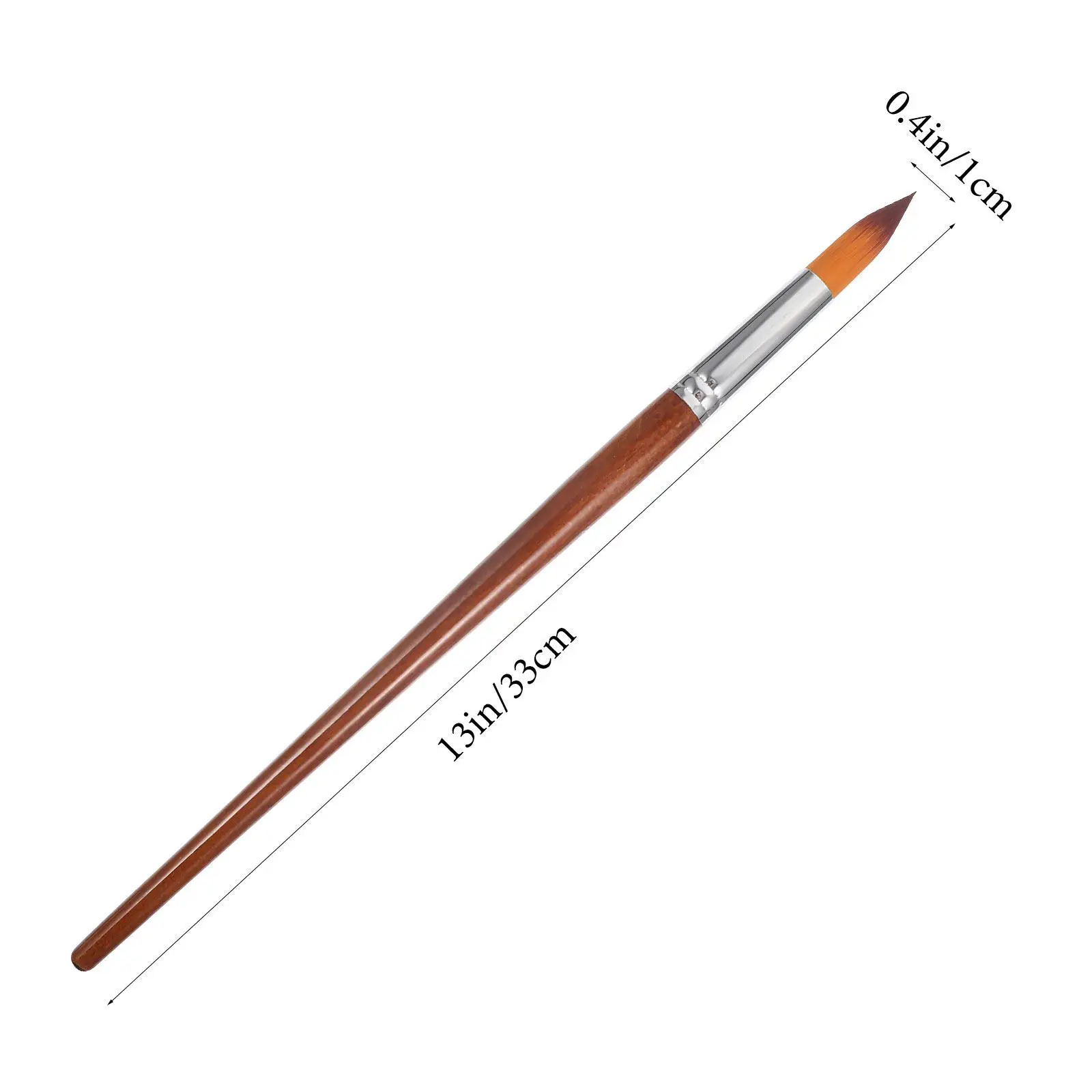 13Pcs Professional Watercolor Paintbrush Set Dual-Tone Nylon Bristle Brushes Lightweight Portable for Artists Beginners Travel