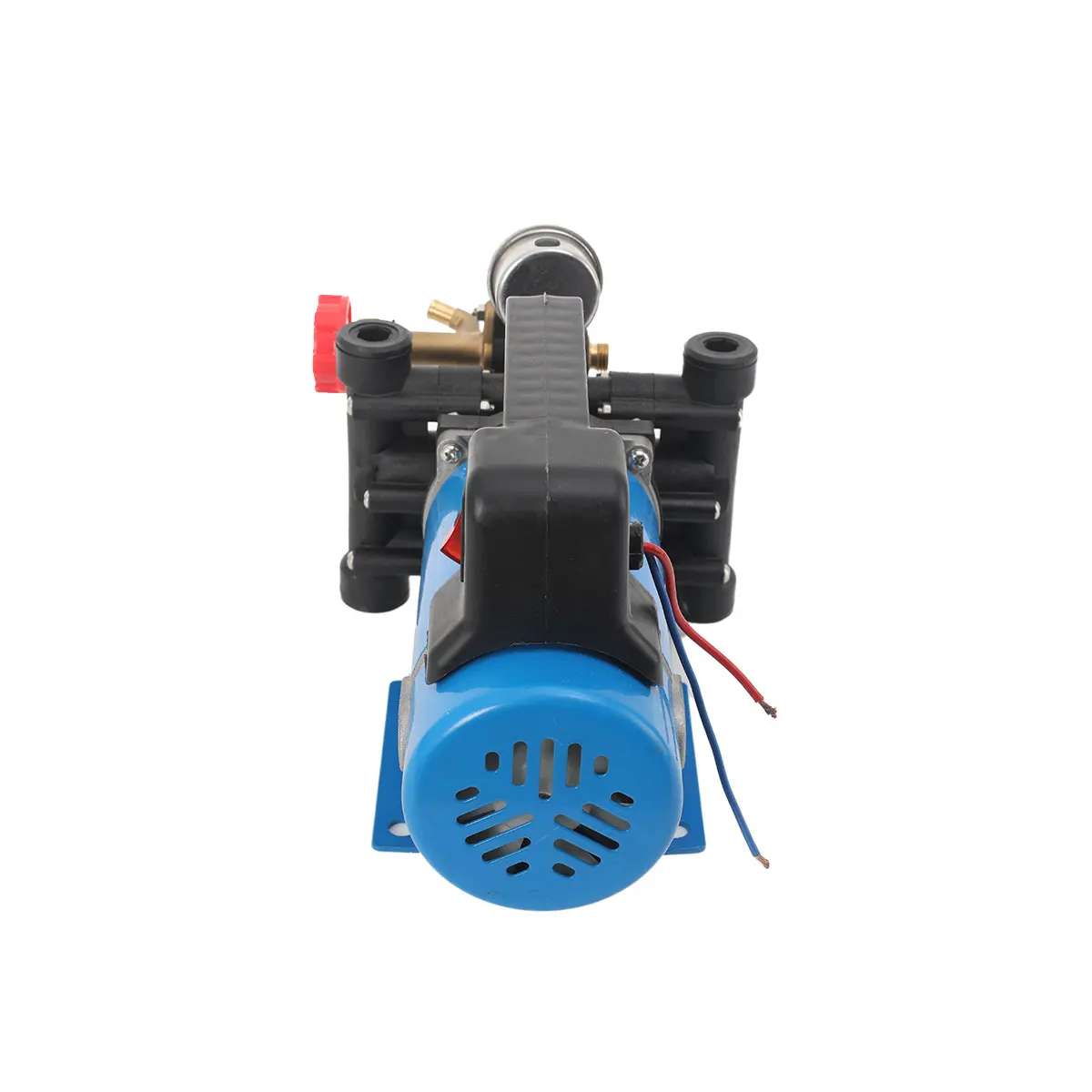 Landwirtschaftliche elektrische Hochdruckpumpe, 24 V, 16 l/min, Doppelzylinder-Kolbenpumpe, Sprühen, Bewässerung, Autowaschanlage, Pestizidsprüher – Detail 25