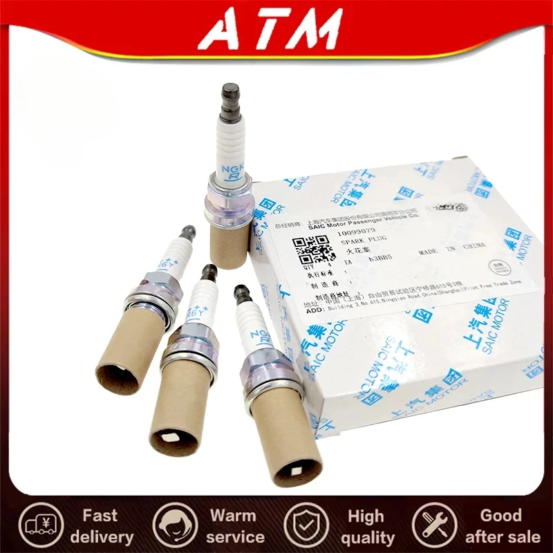 ATMMG For SAIC MG5 MG6 550 MG350 RX3 MG3 ZS GT 1.3L/1.5L/1.8L/1.8T Spark Plug spark plugs 10099079 NLP000130 Original