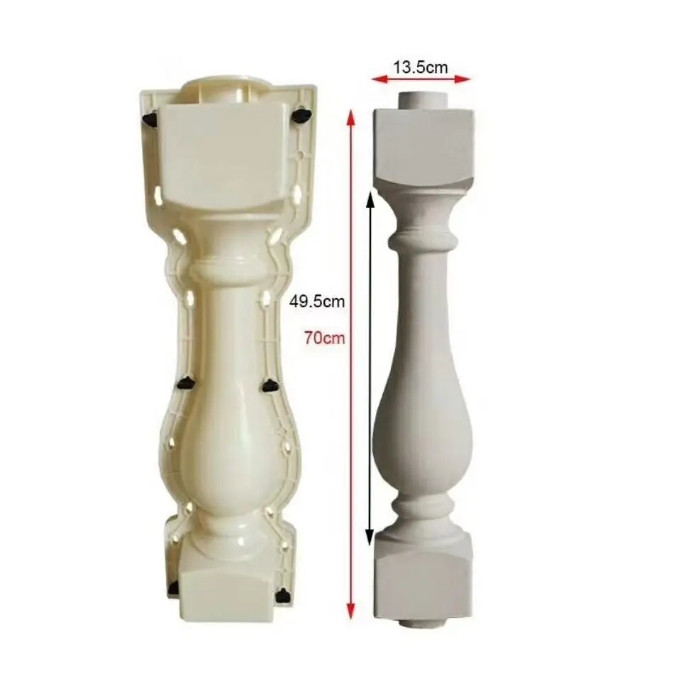 

Балконная форма для бетона, строительная ваза, колонна, перила для бустер, форма для цементных ограждений, сборная форма для балконных перил