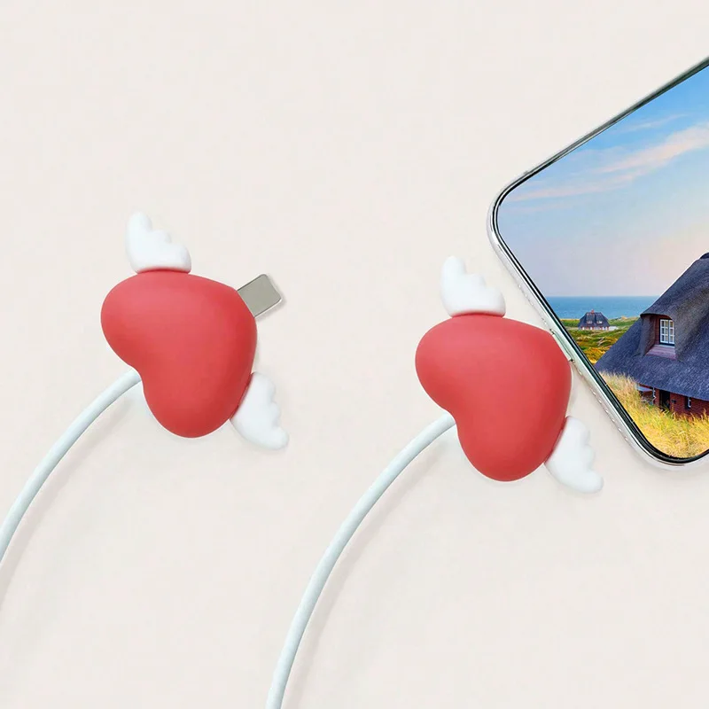 Cute 3D Heart Cable…