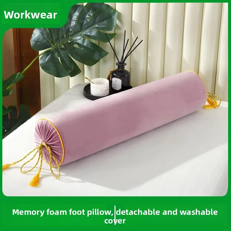 

Beauty Salon Professional Foot Pillow Candy Shaped Foot Bath Massage Leg Elevation Memory Foam Soft Hard Dual Use Office Use