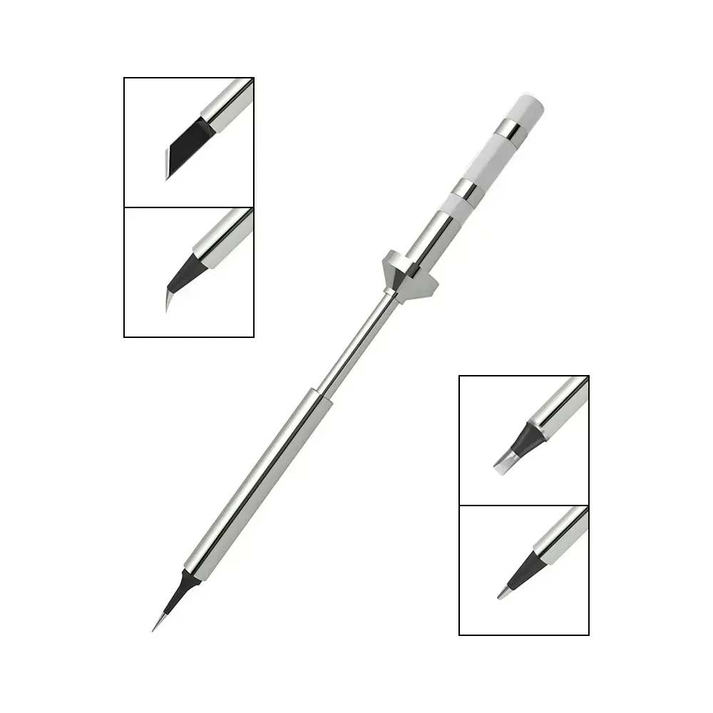Imagem -02 - Aplicável para Pine64 Ts101 ts Black Chrome Ferro de Solda Substituição Vários Modelos de Alta Qualidade sem Temperatura Salto Tip