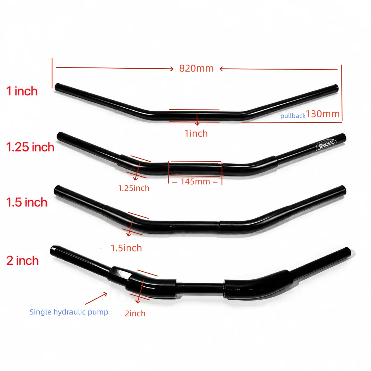 2025 2026 Indian Scout All Type, 1'' 1.25'' 1.5'' 2'' Drag Bar For Indian Scout Bobber Sixty Super Sport Motorcycle Handlebar