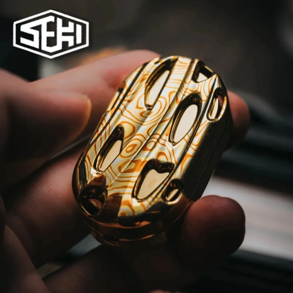 SEKI EDC LAG Fancy Push Slider Original Design Magnetic Fidget Slider Rotates Left And Right 360° Fidget Toys Adults