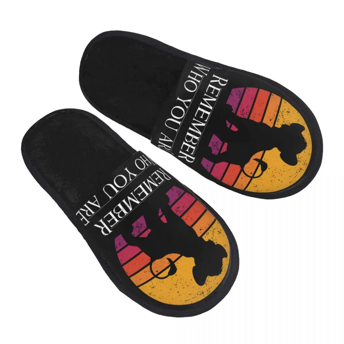 

Remember Who You Are Comfy Scuff With Memory Foam Slippers Women The Lion King Spa House Shoes