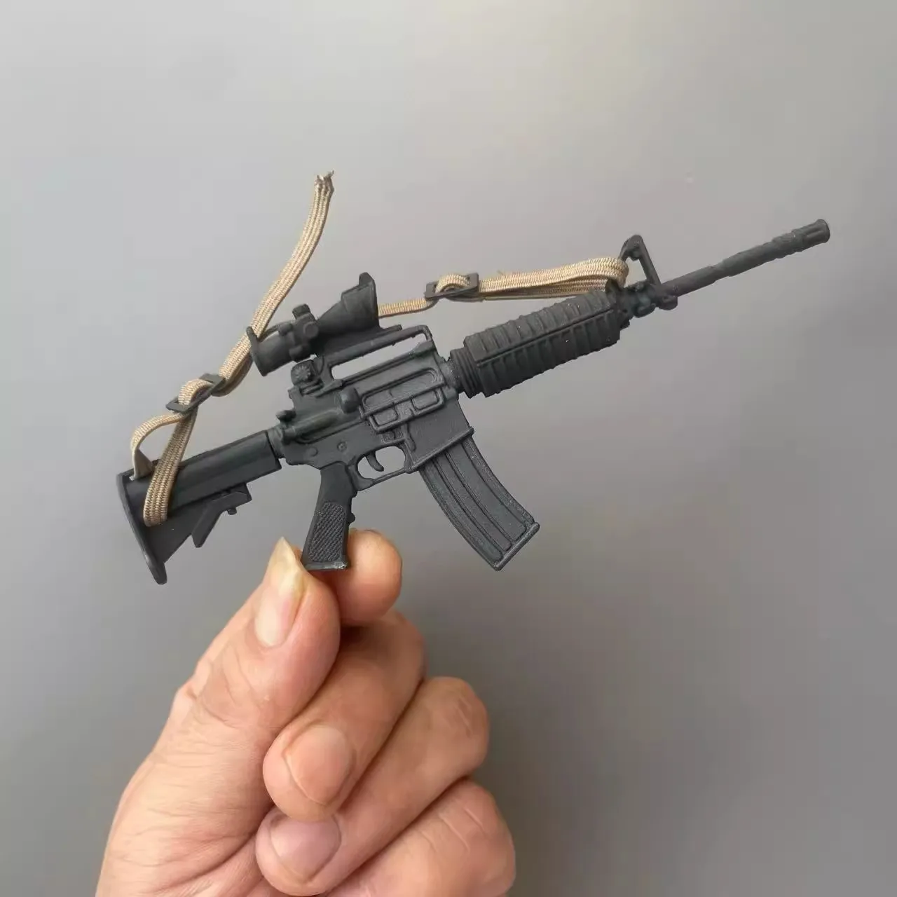 Accesorios de escena de soldado a escala 1/6, Rifle de asalto 21st M4, modelo de juguete de plástico apto para cuerpo de figura de acción de 12 pulgadas, disponible