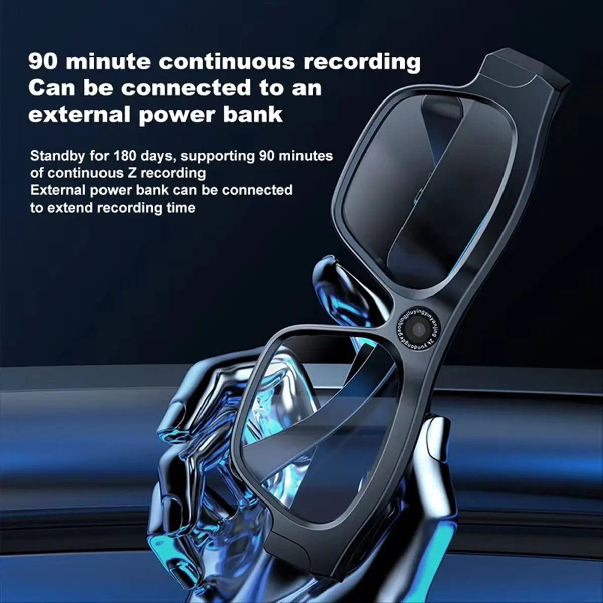 

4K Bluetooth HD видеоочки камера запись вождения велосипедные мини умные очки камера беспроводной музыкальный звонок умные очки