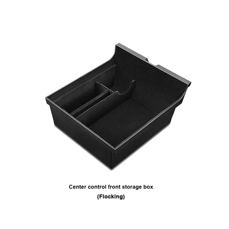 Reposabrazos de consola central delantera/trasera de coche, caja de almacenamiento oculta para Tesla Model 3/ Y 2021, caja Interior de coche,