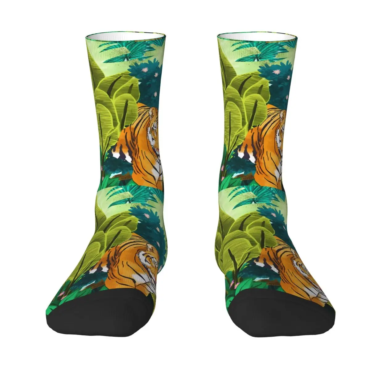 Jungle Tiger Sock Printed Man Polyester