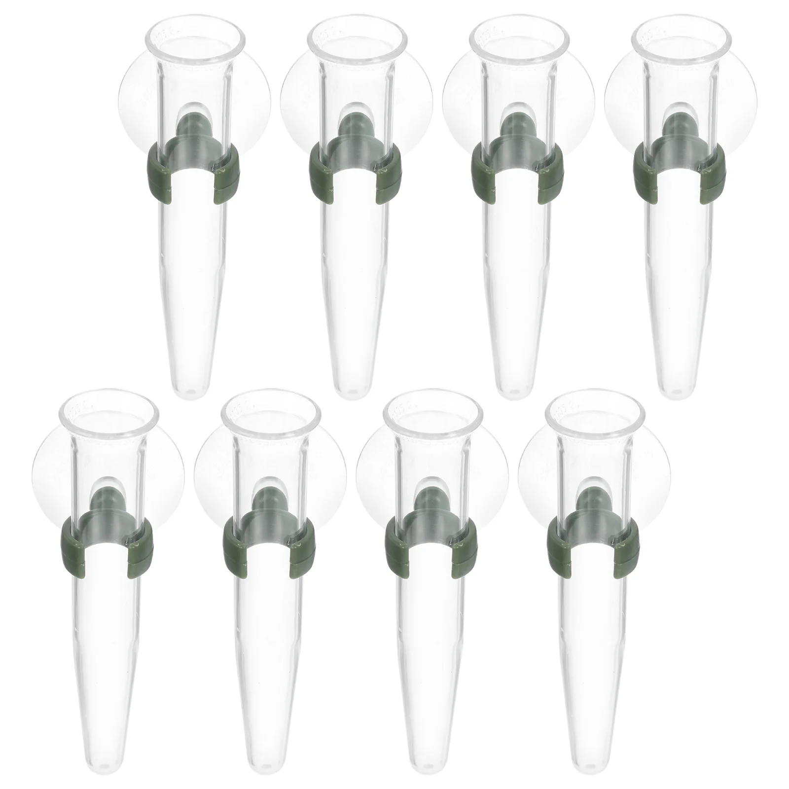 8 Pcs Flower Preservation Tube Suction Buckle Long Stem Orchid Water Storage Pipe Fresh Nutrition Plant Bottle