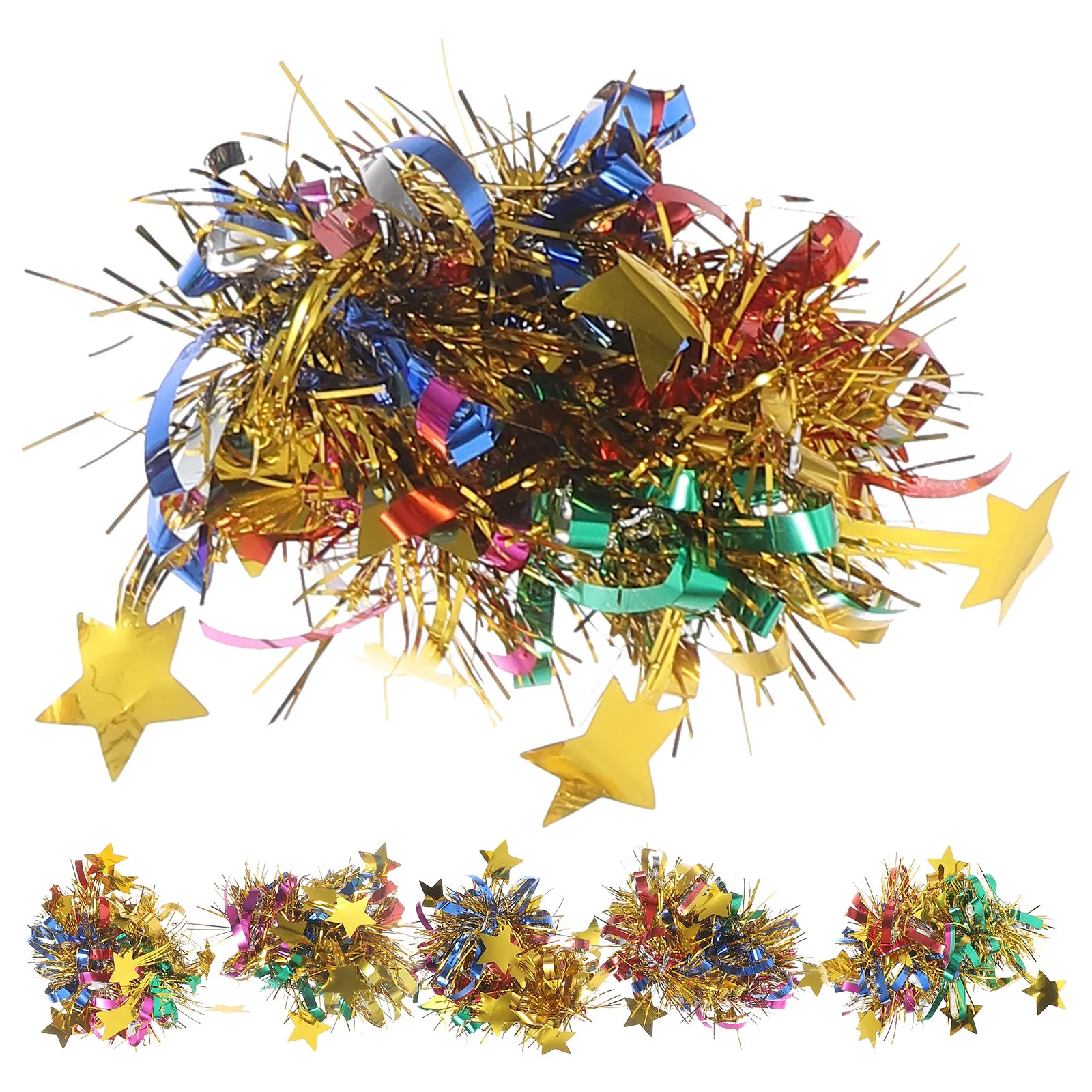 

6Pcs Cheerleading Pom Poms Children's Hand Flowers Compact Shatterproof Vibrant Colors for Cheering Squad Drill Fan