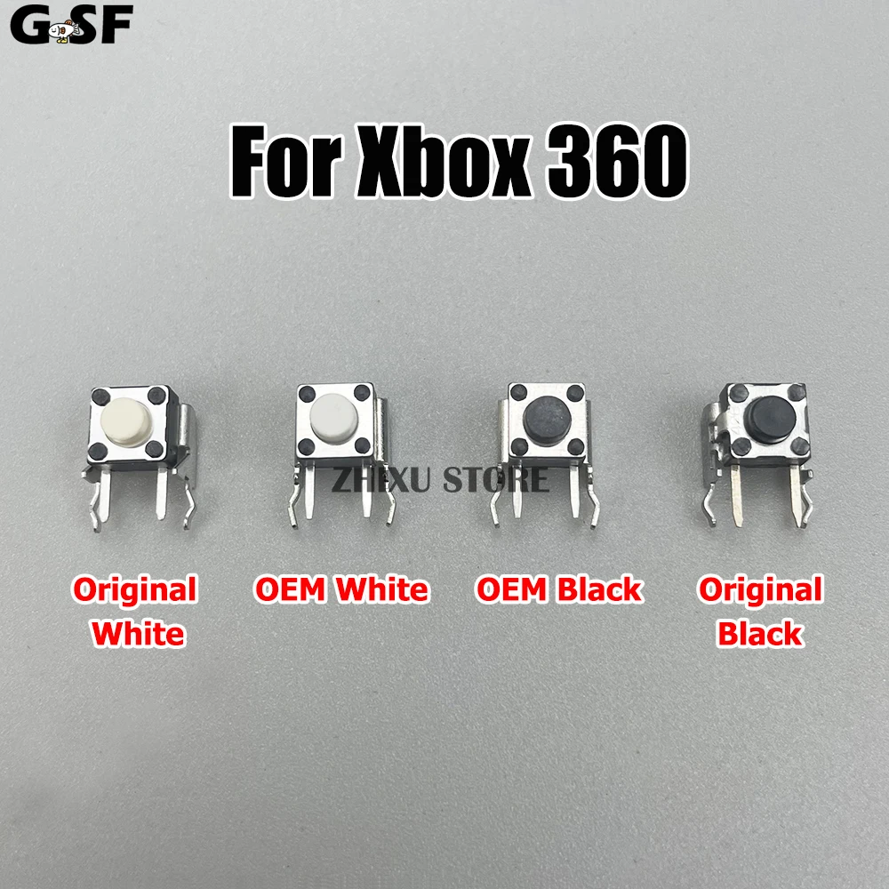 Kit de Reparo de Botões RB LB para Controle Xbox 360 (10/20/30/50 Peças) - Acessórios para Jogos Xbox 360