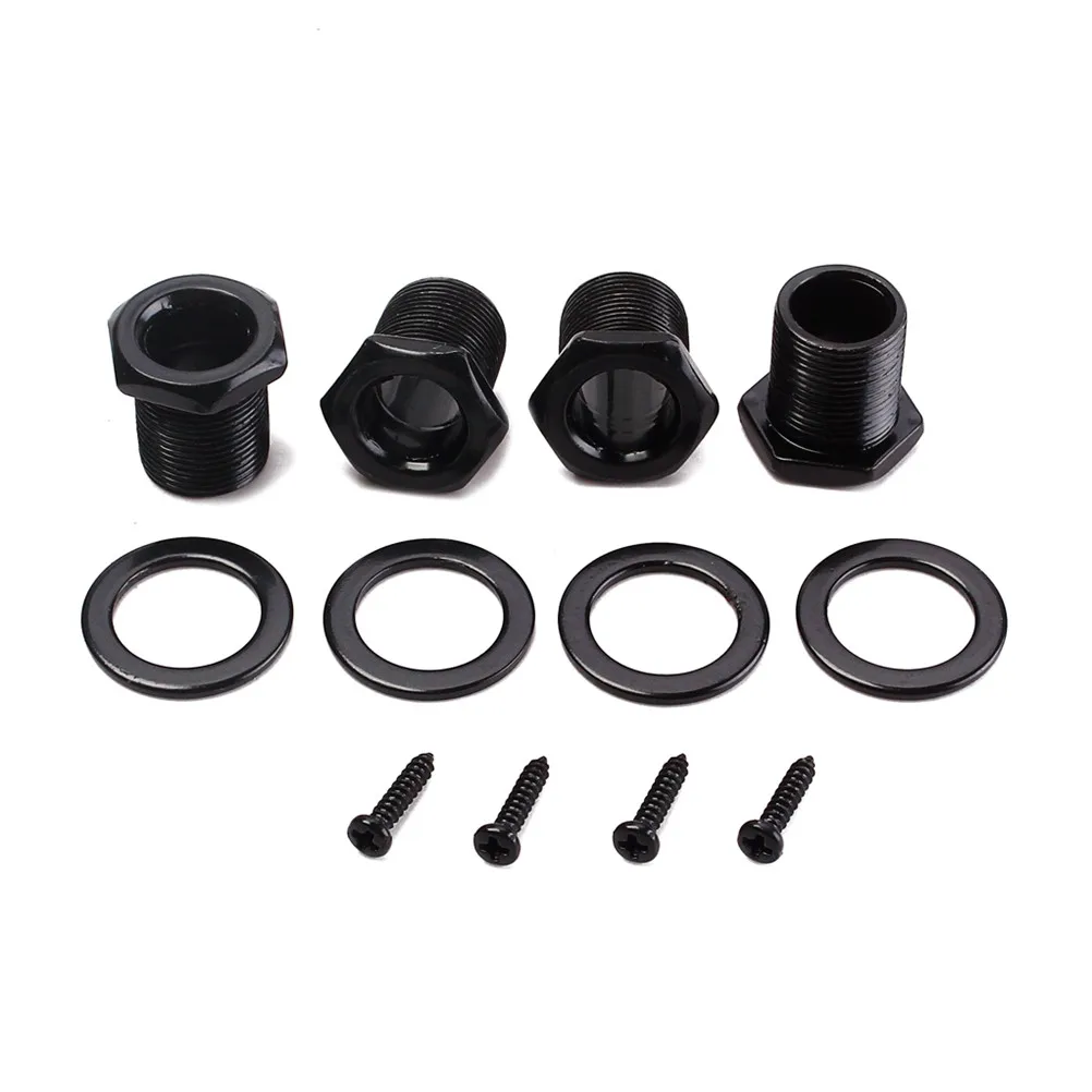 4Pcs Sealed Bass Tuning Pegs Set 2l2r High Strength Metal Guitar Machine Heads with Mounting Hardware for 4 String Bass