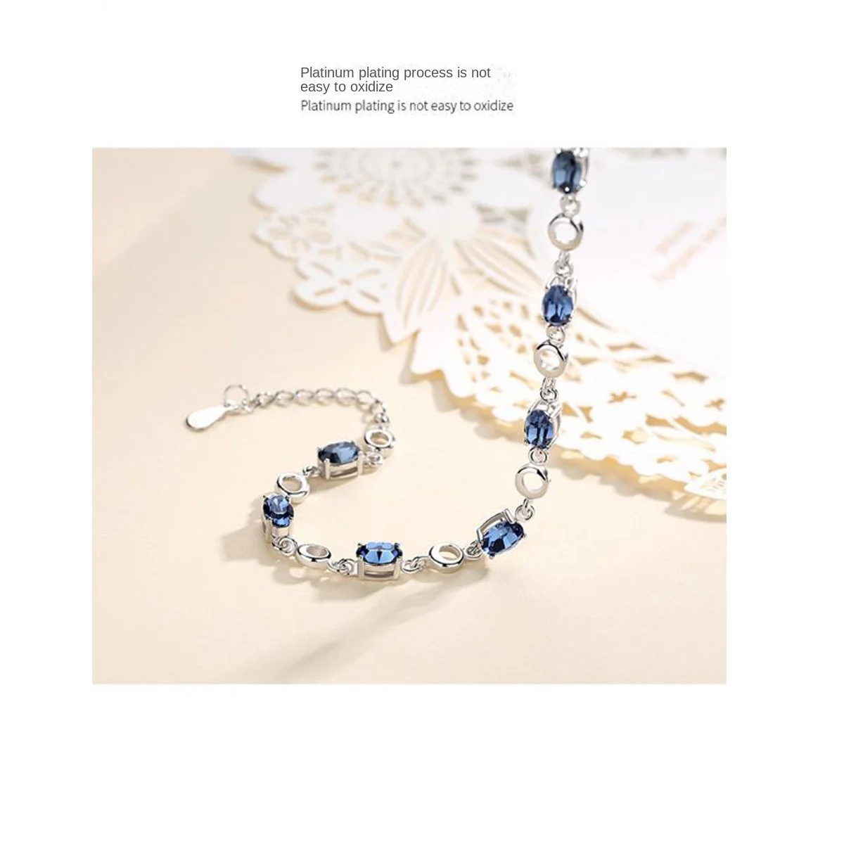 MDLFES مويسان الماس نمط اليابانية إلى الاتجاه البسيط سوار أحمر وردي تقليد الزبرجد توبا سميكة مطلي PT950 سوار