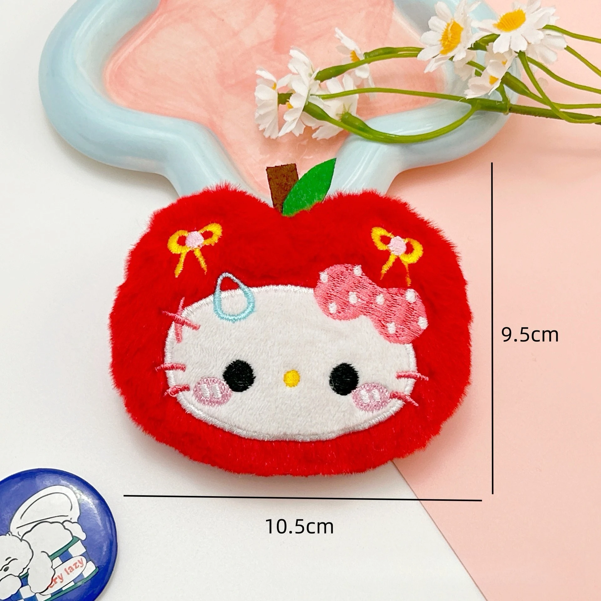 พวงกุญแจตุ๊กตาเฮลโลคิตตี้น่ารัก สไตล์อนิเมะ สำหรับตกแต่งกระเป๋าเป้ ของขวัญสุดน่ารัก นุ่มนิ่ม สร้างสรรค์