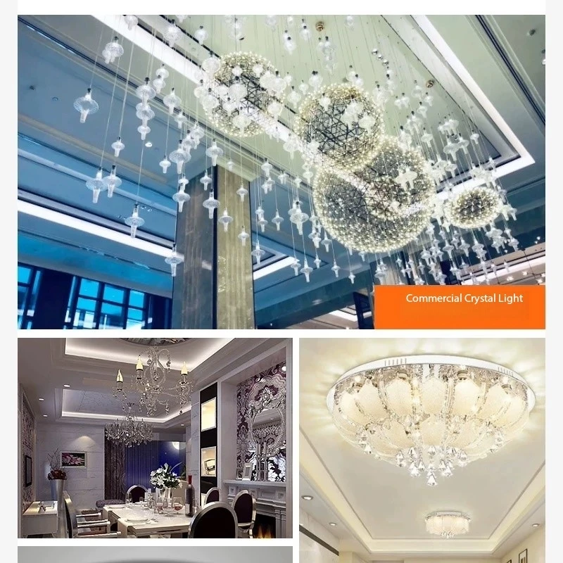 5PCS G4 LED Beads 12V Warm Light Low Voltage Halogen Crystal Lamp Pendant Lamp Spotlight High Voltage Small Light Bulb