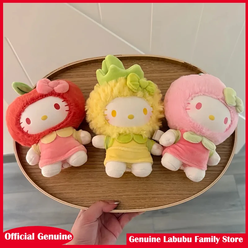

Original Sanrio Hello Kitty Fruity Paradise Series Blind Box Vinyl Plush Doll Toy Room Ornament Mystery Box Ideal Children Gift