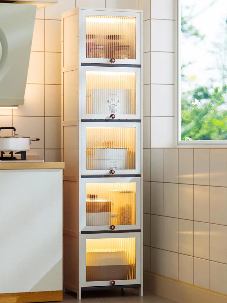 

Kitchen rack crevice storage cabinet modern simple tea living room