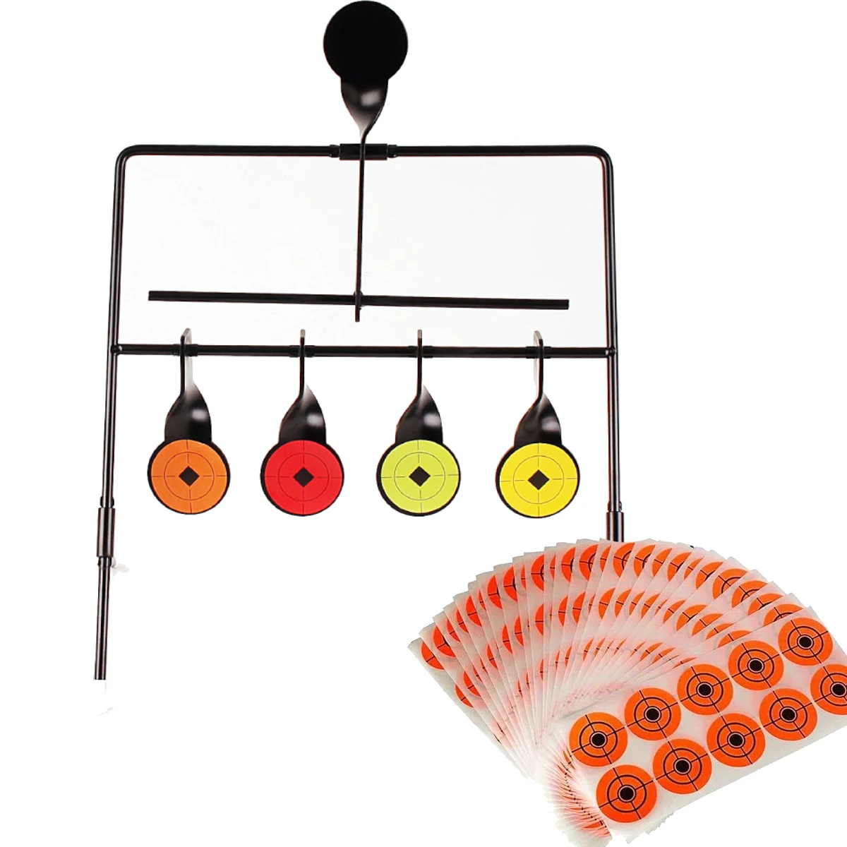 Металлическая мишень с автоматическим сбросом для страйкбольной стрельбы, тренировочные тактические упражнения, рогатка, тренировочный инструмент для BB Water Eva, мягкий мяч