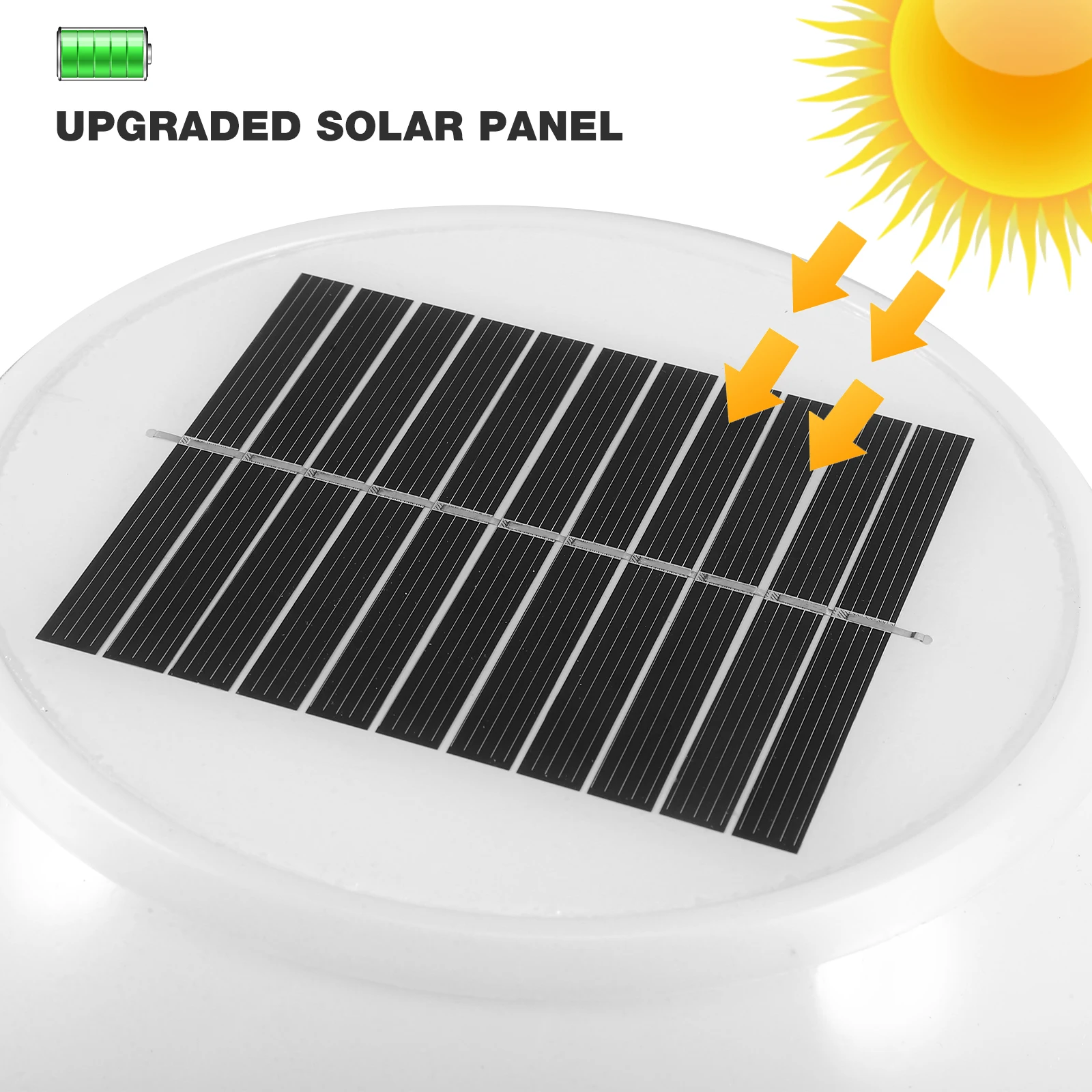 

Solar Garden Lamp Post Outdoor Lights Pillar Powered Wall Mounted Lanterns High Brightness Energy Saving Stylish Appearance Easy