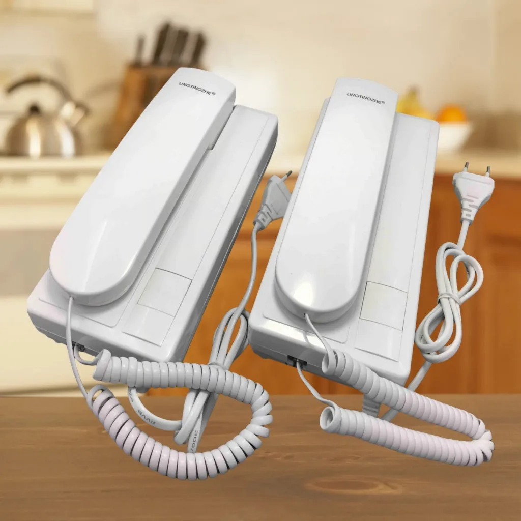 

HX-3209 Проводной домофон со специальной линией Talkback для помещений и настенной базовой пластиной, кольцевой объем, опционально