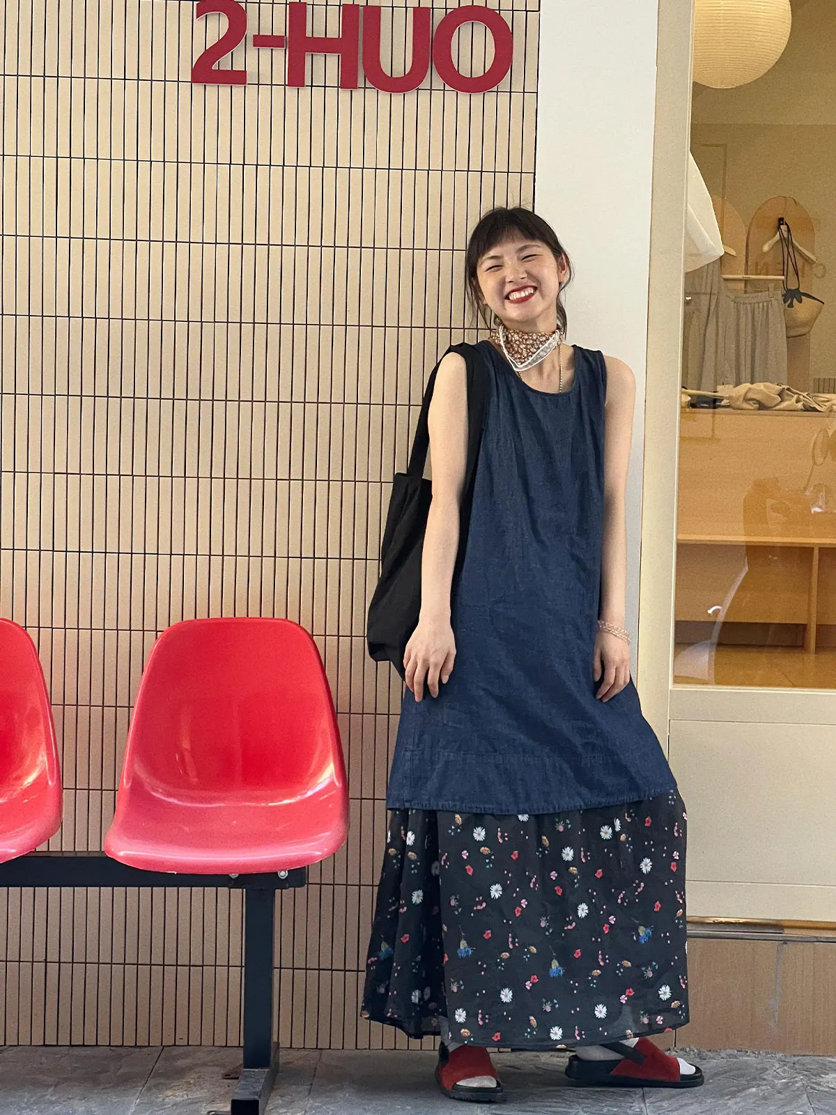 

Loose Comfortable Deep Blue Svel Dr Lazy Sle Casual Wear A-Line Silhouette round Ne Single Piece Women's Dr