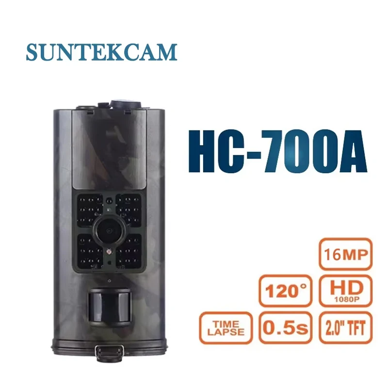 

HC-700A 1080P 16MP Trail Hunting Camera Wildcamera Wild Surveillance Night Version Wildlife Scouting Cameras Photo Traps Track