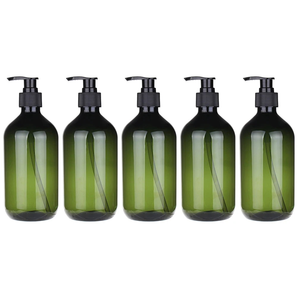 

5pcs Empty Pump Shampoo Bottle for Shampoo Bottle With Pump Body Lotion Liquid Soaps Reusable Eco Friendly Safety Gifts