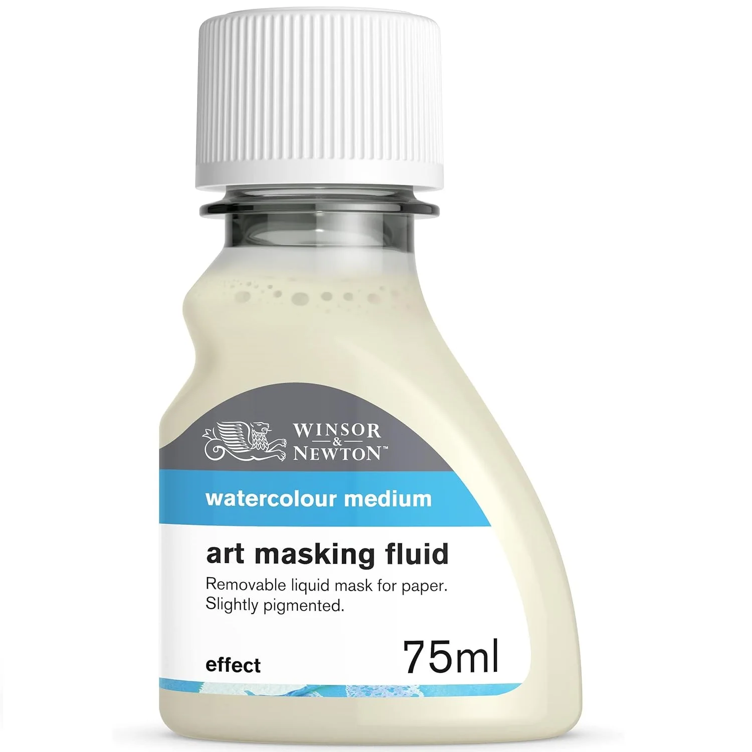 زجاجة وينسور آند نيوتن المائية المتوسطة 75 مل (2.5- أونصة) سائل إخفاء فني/قزحي الألوان متوسط/تأثير طلاء سائل على شكل ثور