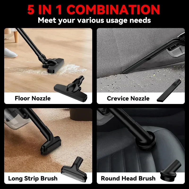 Brushless Handheld Vacuum Cleaner Cordless Home Floor/Carpet/Car/Pet Hair Clean for Milwaukee Battery