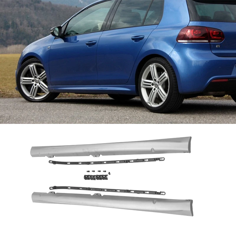 Rear Bumper side skirts Spoiler Front Splitter car bumpers R20 For VW golf 6 mk6 2008-2012