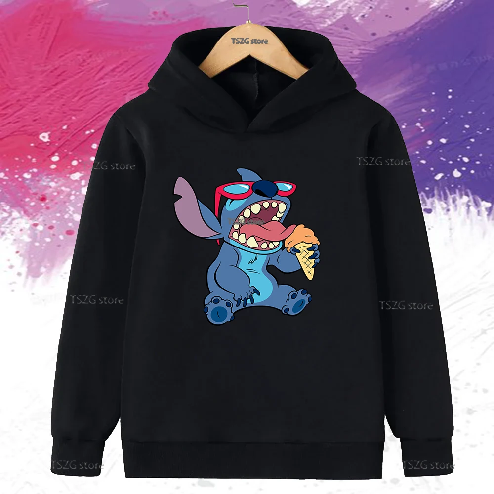 الخريف الكرتون غرزة دونات الرسومات طباعة الاطفال البلوز أزياء الأطفال ملابس الصوف هوديس الفتيات الفتيان البلوفرات غير رسمية #2