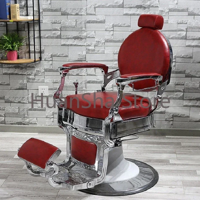 Luxury Vintage Swivel Chair Cosmetic Professional Treatment Barber Chair Salon Hairdressing Cadeira Salon Furniture LJ50BC