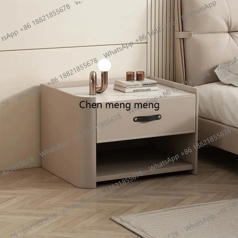 z10Simple Decoration Bedside Table Exquisite European Classic Versatile Night Table Interior Storage Mesa