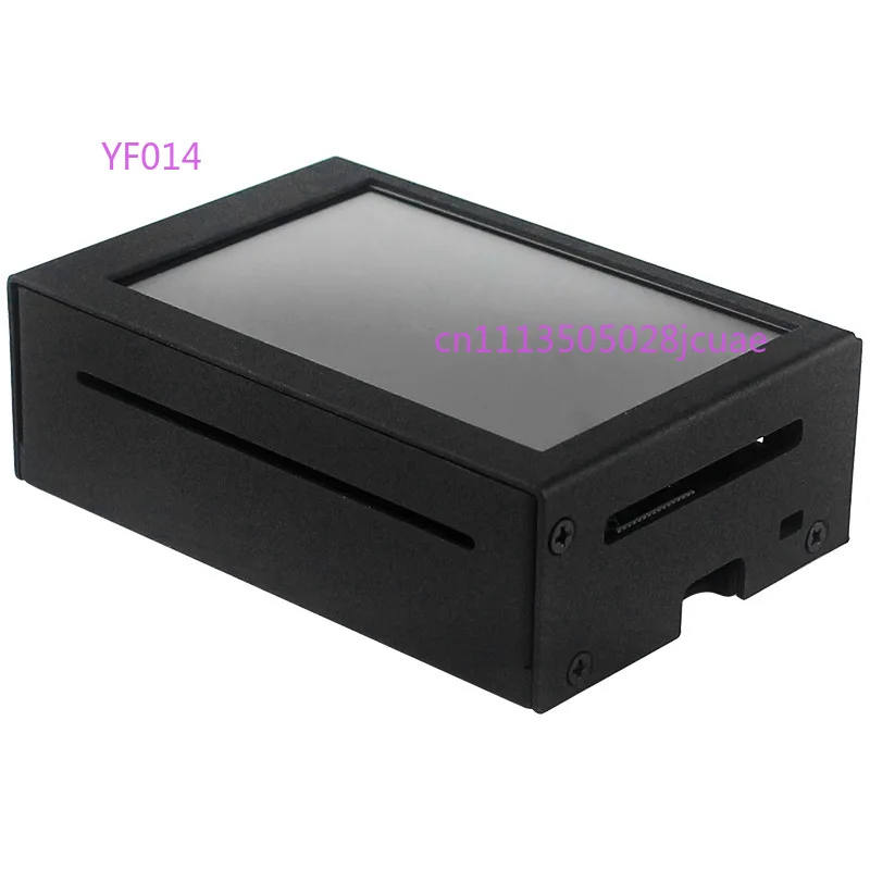 3.5 Inch Touch Screen Metal Case with Fan Integrated Shell for Raspberry Pi 4B