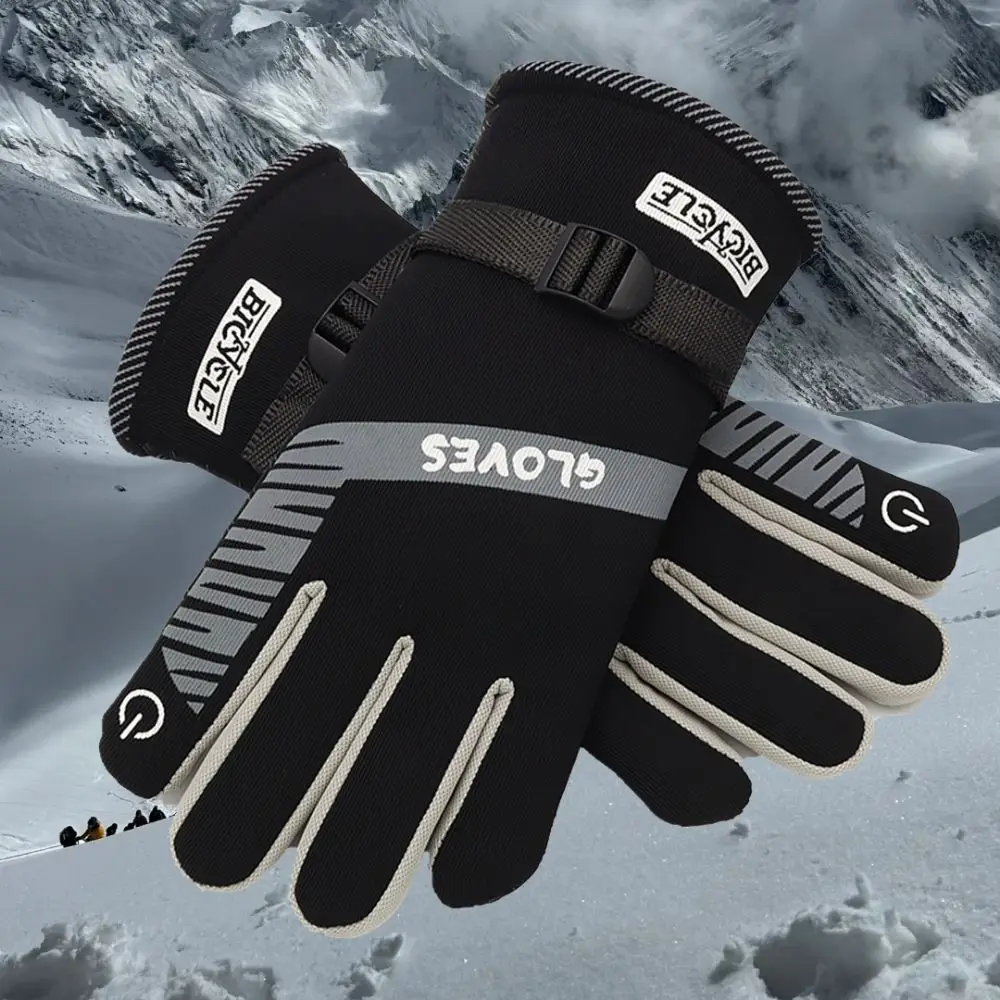 

Gift Warm Winter Gloves Ultralight Anti-Slip Sports Mittens Touchscreen Full Finger Outdoor Riding Mittens Riding Equipment