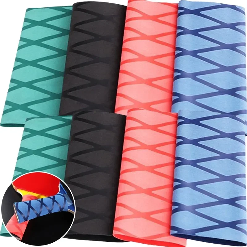 New Style Table Tennis Racket Hand Glue Non-Slip Heat Shrinkable Handle Rubber Sleeve Ping Pong Handle Sweat-Absorbing Belt