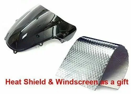 For Honda CBR600RR 2003 2004 Bright Black ABS Plastic Motorcycle Fairing Kit Bodywork with Heat Shield and Bolt Box