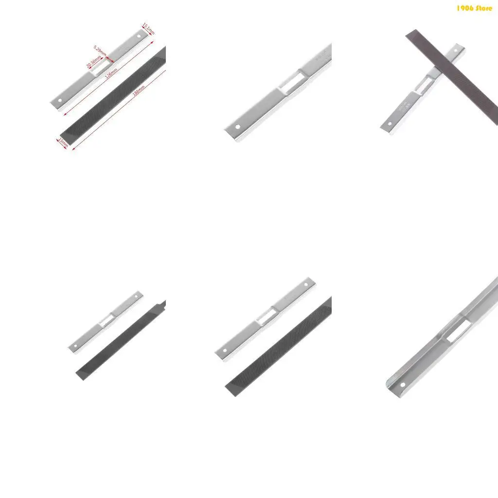 U1JB Chainsaw Lawn Mower Depth Gauge Steel Flat File Sharpening Tool Guide Tester
