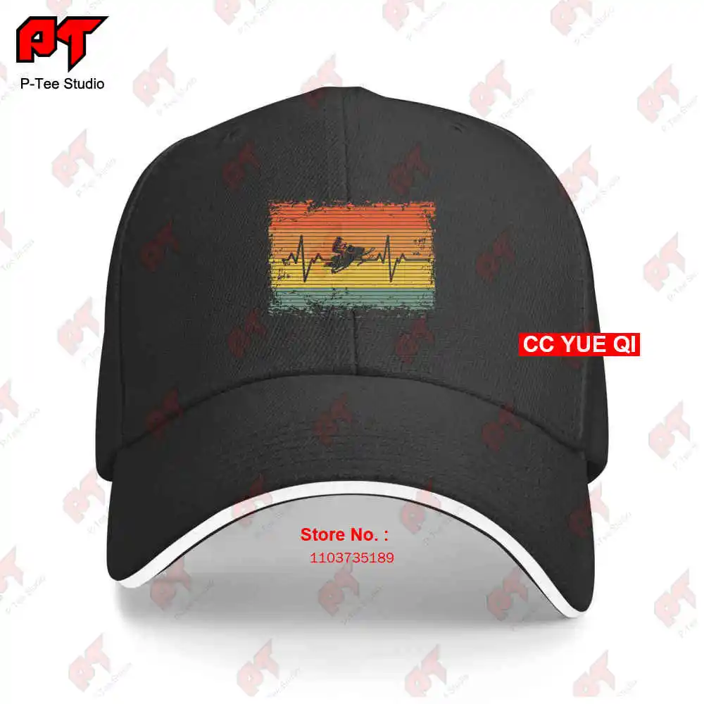 Heartbeat Snowmobile Baseball Caps Truck Cap BX06