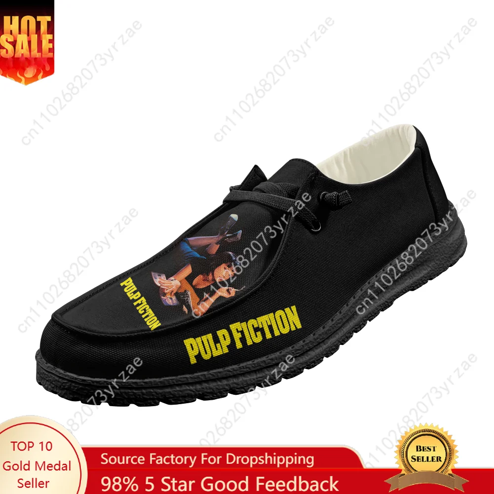 

Pulp Fiction Casual Shoes Mens Womens Flat Footwear Indoor Outdoor Lightweight Shoes Fashion Popular Patterns Customized Shoes