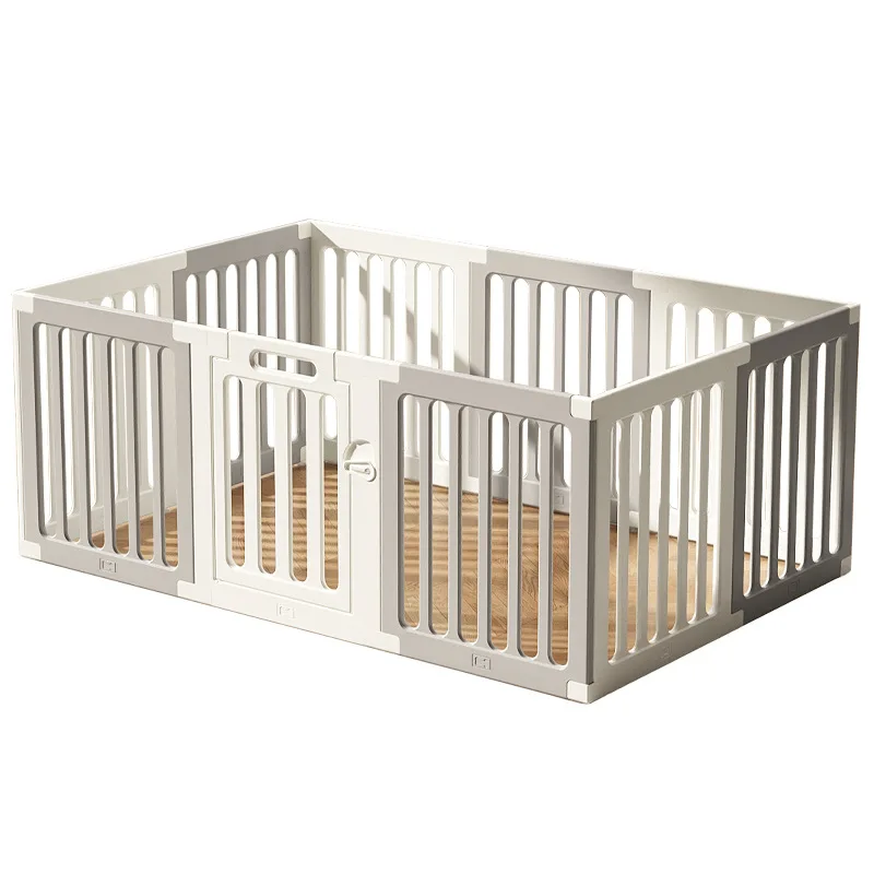 

Height 60cm Small Dog Fence Indoor Isolation Household Large Space Pet Cage Washable Simple Pet Supplies